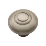 M Marcus Heritage Brass Bead Design Round Wardrobe Knob 38mm 